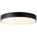 Brilliant SLIMLINE Plafonnier Noir Métal Ø49cm 60W LED