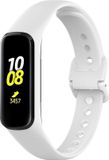 By Qubix Qubix - Siliconen bandje - Wit - Geschikt voor Samsung Galaxy Fit 2