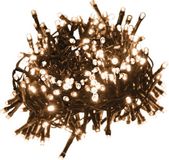 vidaXL Lichtslinger compact met 400 LED's warmwit 13 m PVC
