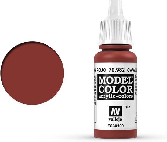 Vallejo Model Color Cavalry Brown - Acryl Verf - 17 ml