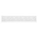 Staedter Retro randmat, siliconen rubber, wit, 39 x 7,5 x 30 cm