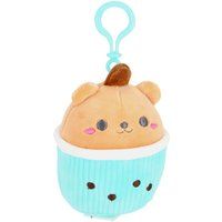 Pluchiez Pluche cupcake sleutelhanger 10 cm 3 assorti