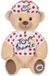 GIPSY TOYS Tour De France Ours en maillot à pois en peluche 24 cm