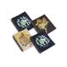 Pigna x Bridgerton, verpakking met 4 notitieboeken, spiraalbinding, hoge vellen, binnen 5 m, geruit 5 mm
