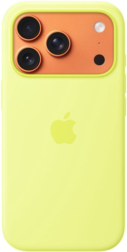 Apple Siliconenhoesje met MagSafe voor iPhone 17 Pro - Neongeel