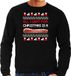 Bellatio Decorations Foute Kersttrui / Sweater Heren - Frikandel Speciaal - Zwart - Frituur Snack XL