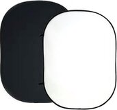 Bresser BR-3 Zwart/Wit Opvouwbaar Achtergrondscherm - 180x240cm