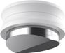 Unyqoos® Set distributeur de café blanc avec hauteur réglable et tapis de tassage pour expresso parfait, 53,3 mm, Acier inoxydable, Blanc