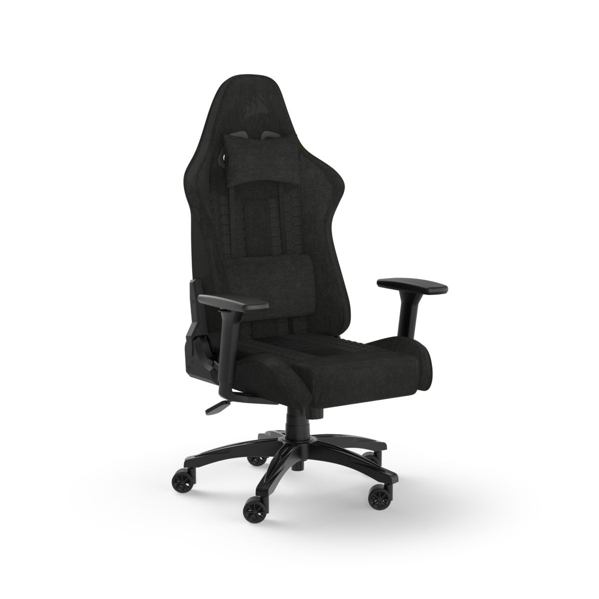 Corsair TC100 Relaxed Gaming Chair - Black - Fabric - Padded Seat & Backrest - Ergonomic