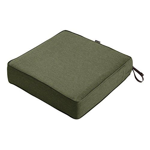 Classic Accessories Montlake Zitkussen voor buiten, waterafstotend, 63 x 63 x 12 cm, vierkant, varengroen