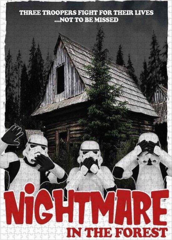 SD Toys ORIGINAL STORMTROOPER - Nightmare in the Forest - Puzzle 1000P - 8435450241185