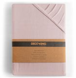 DecoKing Amber Jersey Hoeslaken - Klassiek Lila 140-160x200cm