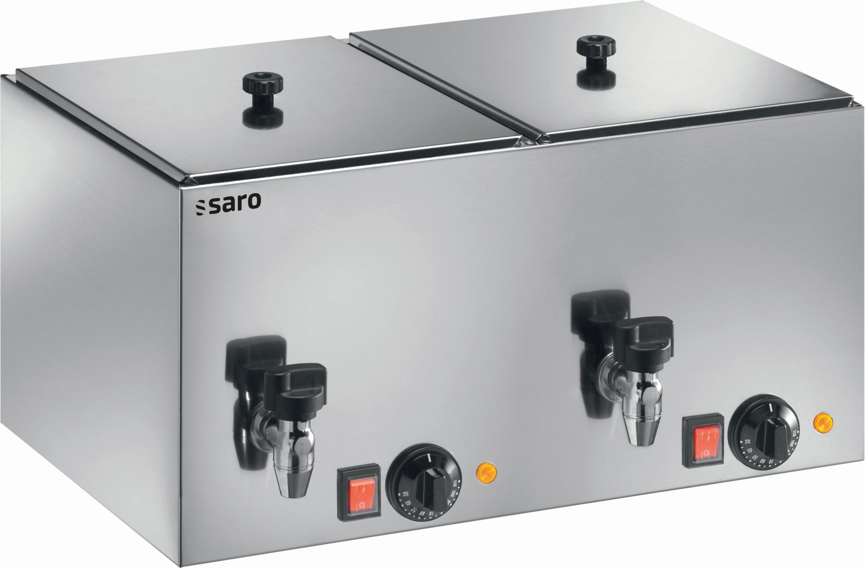 Saro Worstwarmer Met Kraan | Inclusief rooster | RVS