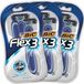 BIC Flex 3 Heren Wegwerp scheermesjes - 3 scheerbladen - Bundel van 3 Packs van 3