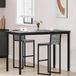 Maison Exclusive - Table haute rectangulaire, fabriquée en panneau de fibres de bois