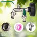 Unyqoos® Robinet de vidange IBC avec rallonge de bec pour réservoirs d'eau et fûts