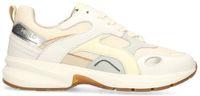Manfield - Dames - Witte leren sneakers - Maat 38