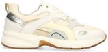 Manfield - Dames - Witte leren sneakers - Maat 38