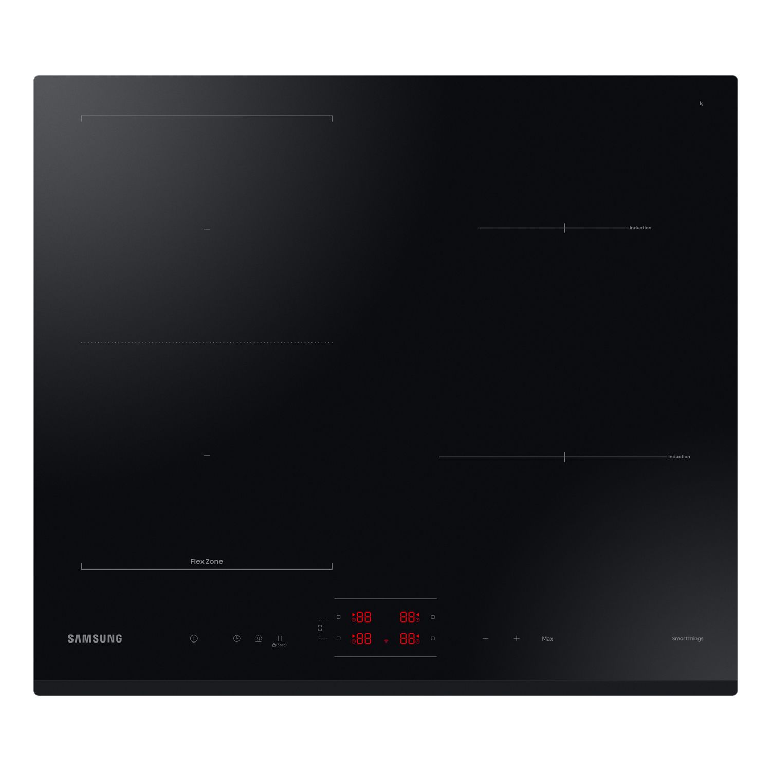 Samsung NZ64B5045GK - 60 cm Induction Cooktop - Black