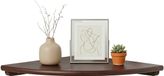 Merkloos / Sans marque Relaxdays Hoekplank - 3 x 30 x 30 cm - Hout - Donkerbruin
