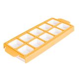 Galileo 5910509 vorm voor 10 professionele vierkante Ravioli JaChef, kunststof