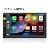 Lecteur MP5 stéréo de voiture Bluetooth à écran tactile Double Din CarPlay - 7 pouces