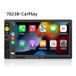 Lecteur MP5 stéréo de voiture Bluetooth à écran tactile Double Din CarPlay - 7 pouces