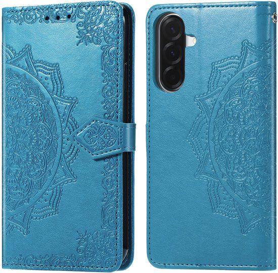 imoshion Hoesje - Geschikt voor Samsung Galaxy A37 (5G) - Mandala Bookcase - Turquoise
