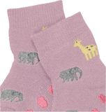 FALKE Chaussettes d'intérieur pour bébé avec semelle antidérapante - Rose - Taille 62-68