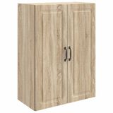 vidaXL Wandkast 66 x 34,5 x 90 cm Bewerkt hout Sonoma Eiken