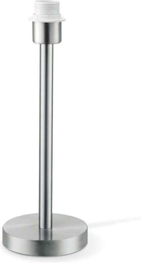 Home Sweet Home Moderne tafellamp voet Stick voor lampenkap - Geborsteld staal - 14/14/39cm - Metaal - E27