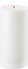 Uyuni Led Rustieke Kaars Wit - 10,1x20 cm
