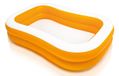 Intex 57181 - Piscine hors sol - Ovale - Jaune/Blanc - 3+ ans