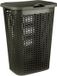 Plasticforte Panier à linge Ventilation - avec couvercle - marron - plastique - 51 litres