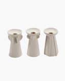 Serax Marie Michielssen Marie Vaas Assortiment Beige 8 Ø H 14cm 3 stuks