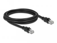 Delock 80114 câble réseau Noir 2 m Cat6a F/UTP (FTP)
