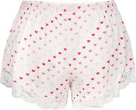P.J. SALVAGE CO. Pyjamashorts Day Dreams Vrouwen Gestipt Gebroken wit S