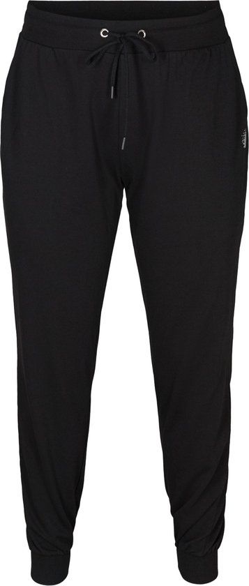 ACTIVE By Zizzi Plus Size joggingbroek dames zwart XXL (58/60) - Herfst/Winter 2022 - Polyester/Katoen - Sportswear