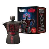 Bialetti Stranger Things Moka Express Zwart, Rood