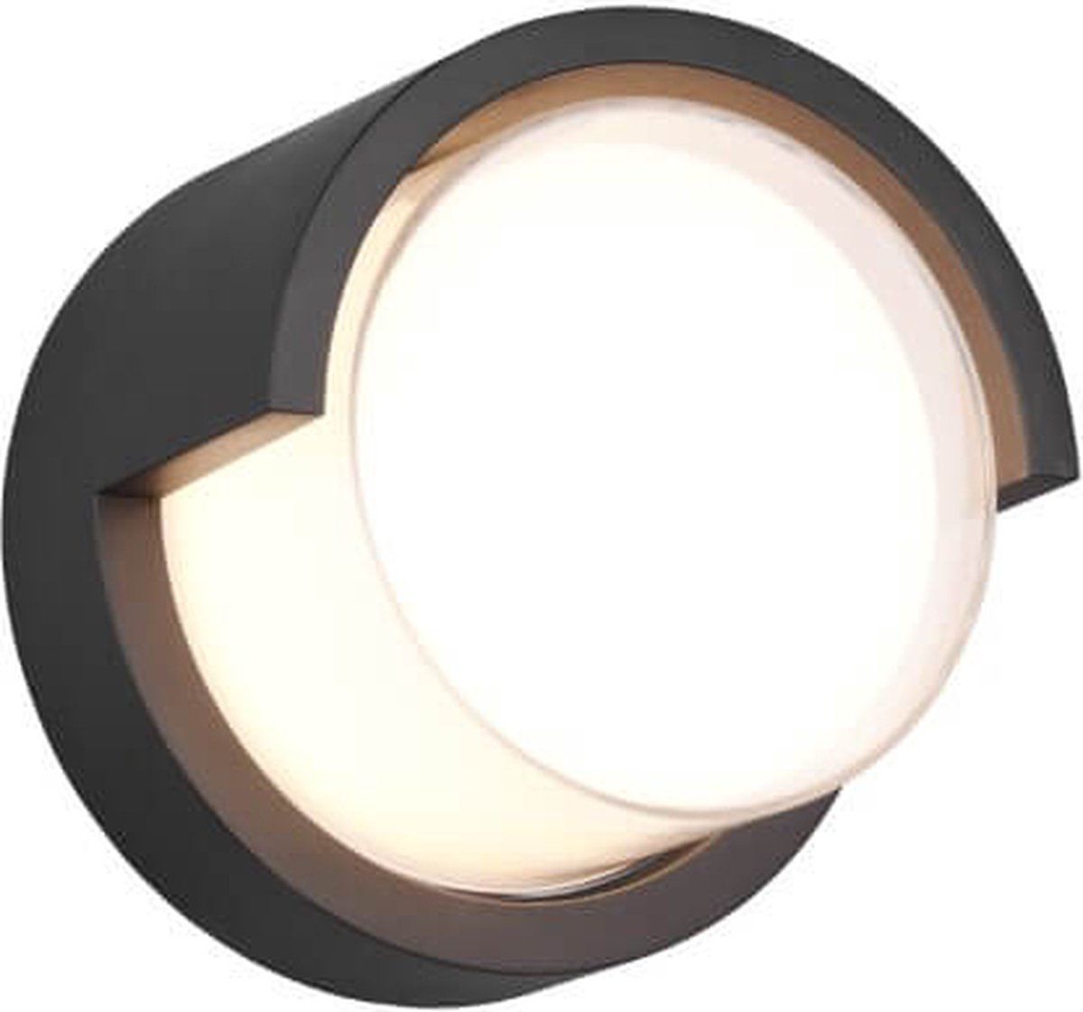 Reality Puno Wandlamp - Zwart - 8W - LED - Kunststof