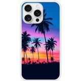Apple iPhone 16 Palmiers colores Verstevigd hoesje met sublimatie bedrukking