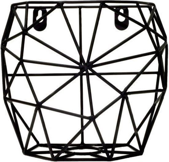 TAK Design Thanwa Mand S - Wandbevestiging - Metaal - Zwart - 15x9.8x13cm