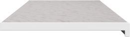 vidaXL - Raamdorpel - Marmeren textuur - 120 x 45 x 4,5 cm - PVC