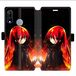Beschermhoes Wiko Beschermhoes voor Wiko View 3 Lite, leer, motief Manga Shana