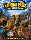 World’s Most Beautiful National Parks Coloring Book