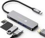 NOVOO 5-in-1 USB C-hub met HDMI 4K adapter, 2-poorts USB 3.0, SD-poort en Micro SD-kaartlezer voor MacBook Pro 2019/2018, iMac 2017, Huawei Matebook, Google Chromebook Pixel enz.