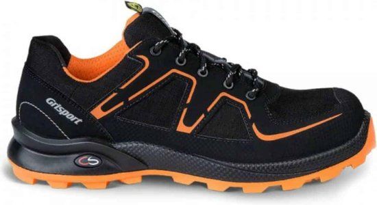 Grisport werkschoenen/-laarzen Grisport Cross Safety Beat Werkschoen S3 Zwart/Oranje - Mannen - Zwart/Oranje - 43
