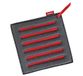Spring Onderzetter Grips vierkant | Thermoresistente Neopreen Materiaal | -40 °C tot 260 °C | antislip | Pot onderzetter, pannenlappen | Zacht, flexibel, gripvast | Vlekbestendig | 21,5 x 21,5 cm