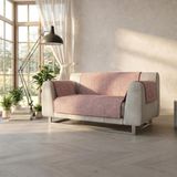 Comfortabele Bordeaux Comfortabele bankhoes, antislip, gemaakt in Italië, 2-zits