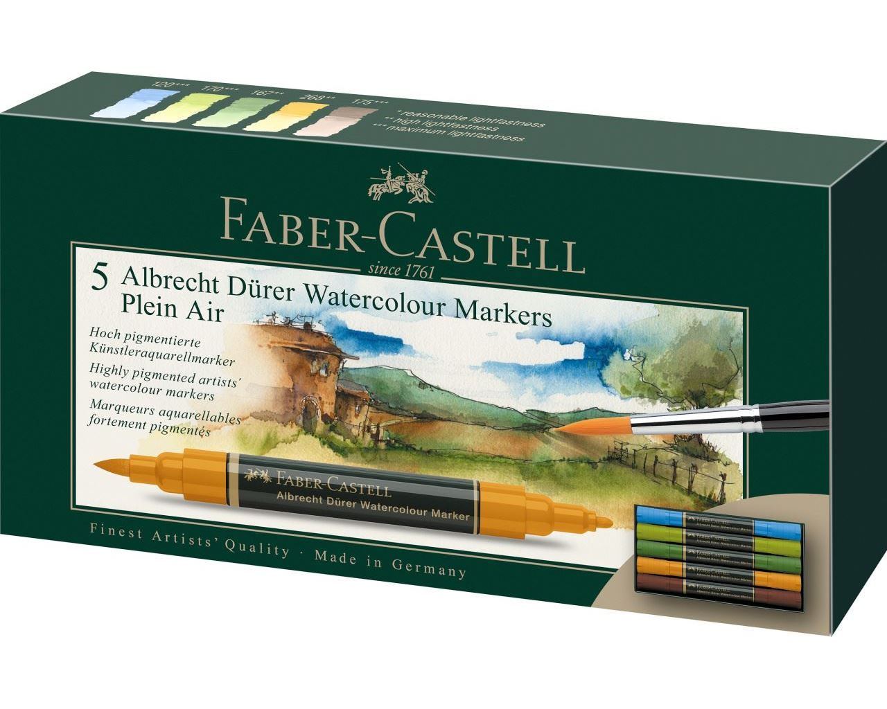 Faber-Castell 160309 - Verf-stiften - multi - 5 stuks